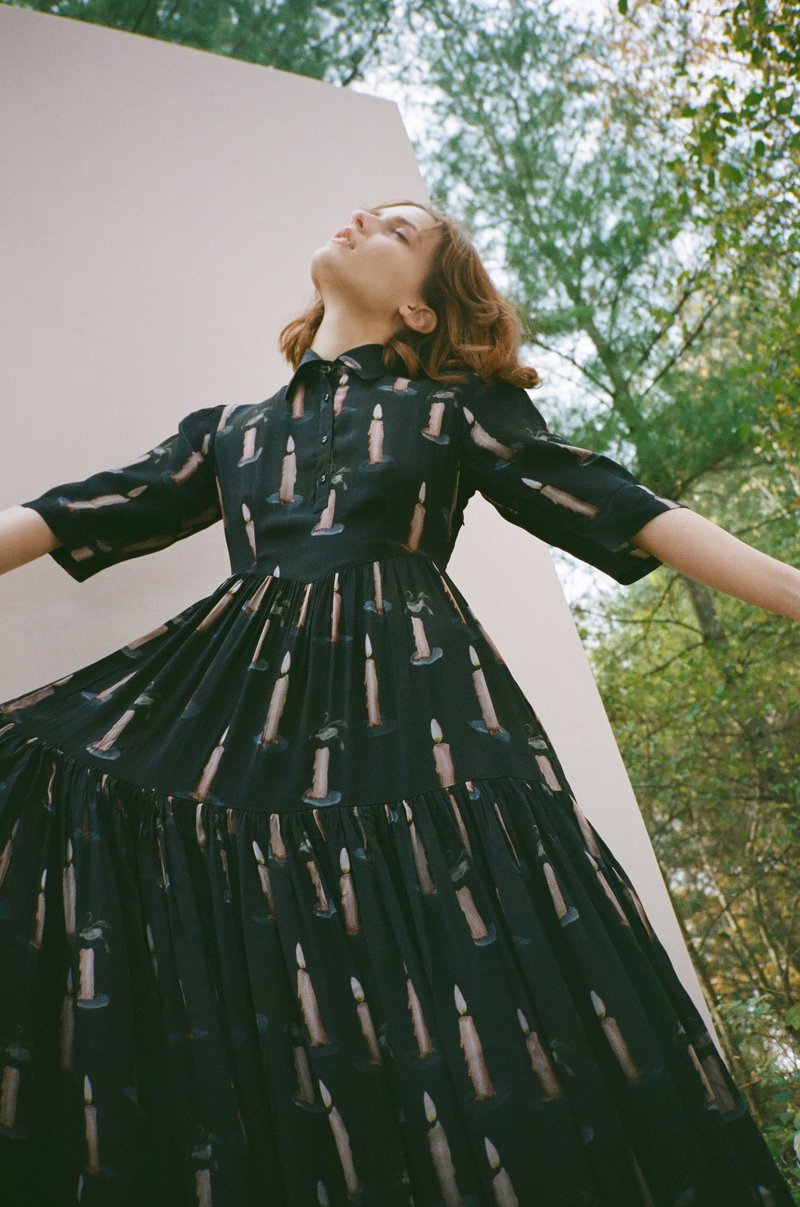 Samantha Pleet Morticia Dress