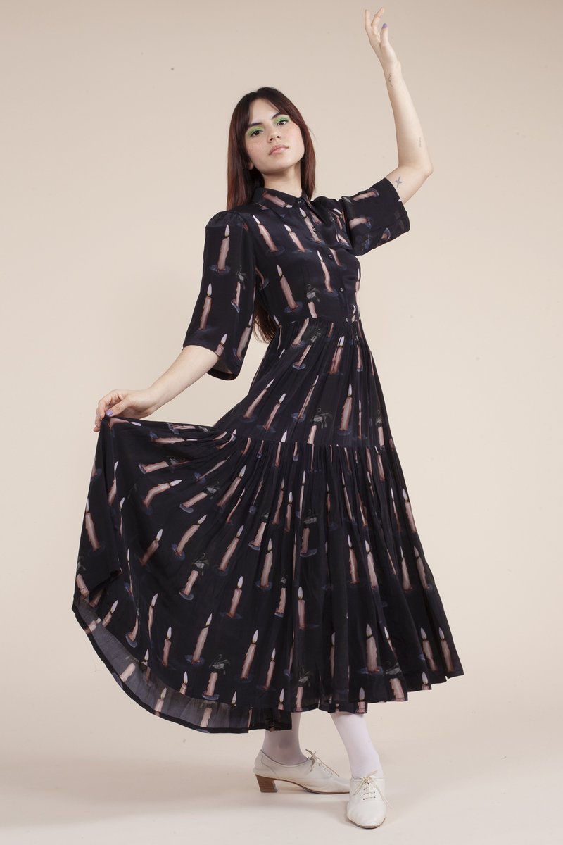 Samantha Pleet Morticia Dress