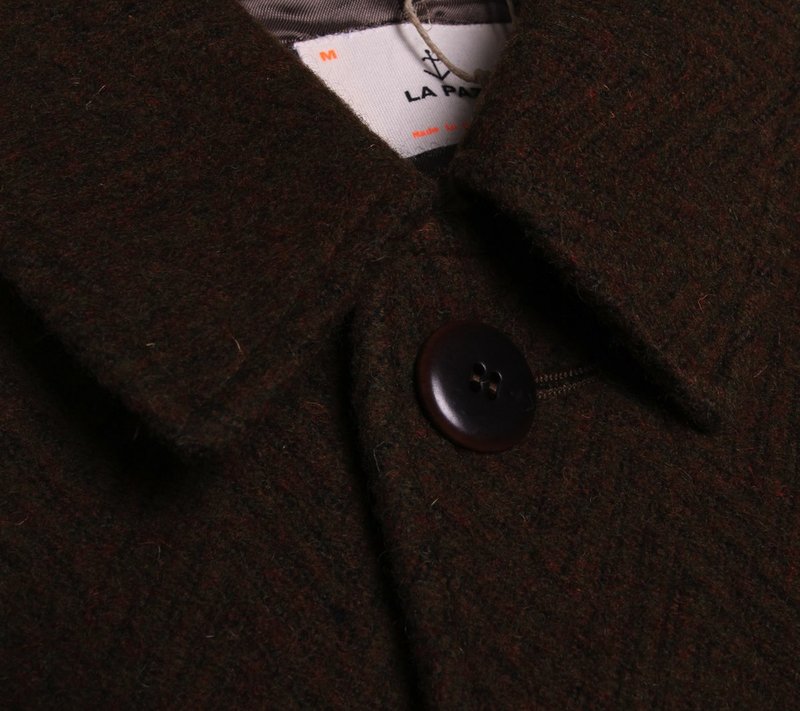 La Paz Couto Wool Jacket - Brown Herringbone