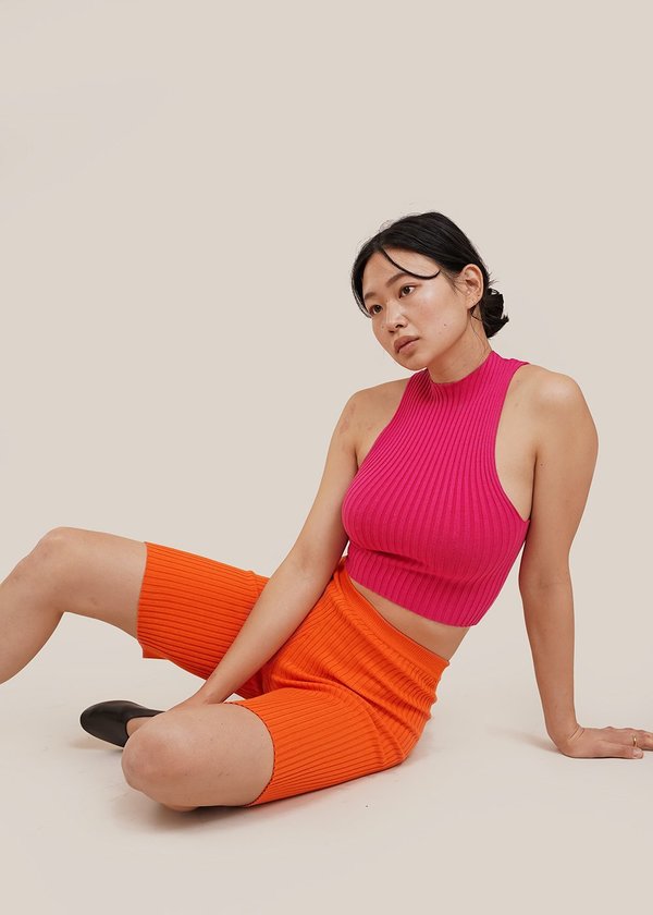 giu giu Nonna Bike Short - Tiger Orange