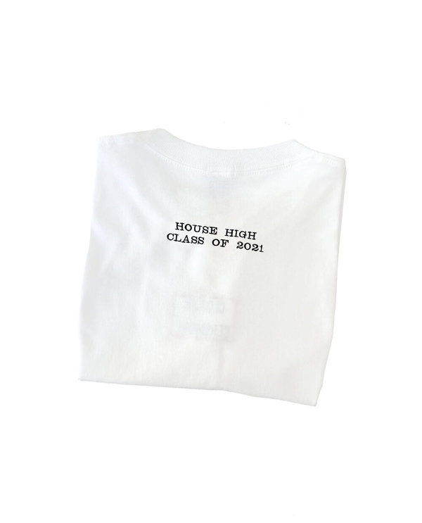 Unisex House of 950 Most Likely To Die Alone embroidery tee shirt Unisex House of 950 Most Likely To Die Alone embroidery tee shirt