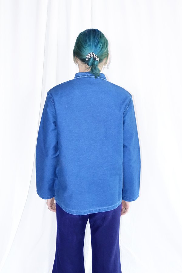 Caron Callahan Krasner Jacket - Indigo Moleskin Caron Callahan Krasner Jacket - Indigo Moleskin