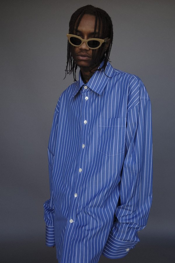 Marni Oversized Shirt - Blue Stripe Marni Oversized Shirt - Blue Stripe