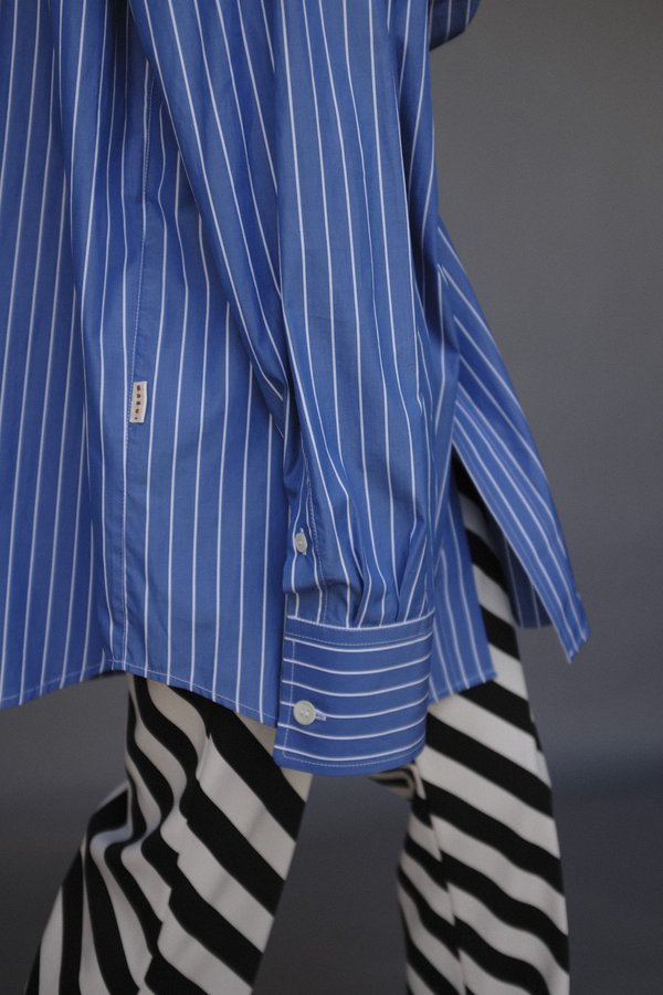 Marni Oversized Shirt - Blue Stripe Marni Oversized Shirt - Blue Stripe