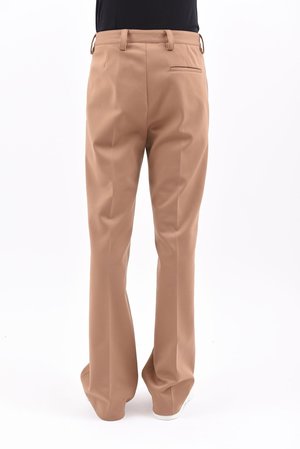 Marni Techno Jersey Flared Trouser - Nude Marni Techno Jersey Flared Trouser - Nude