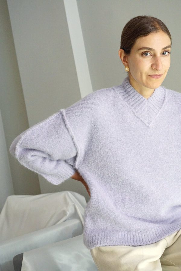 【 RUS 】 Kiruto sweater Rus Kiruto Sweater - Lavender | Garmentory