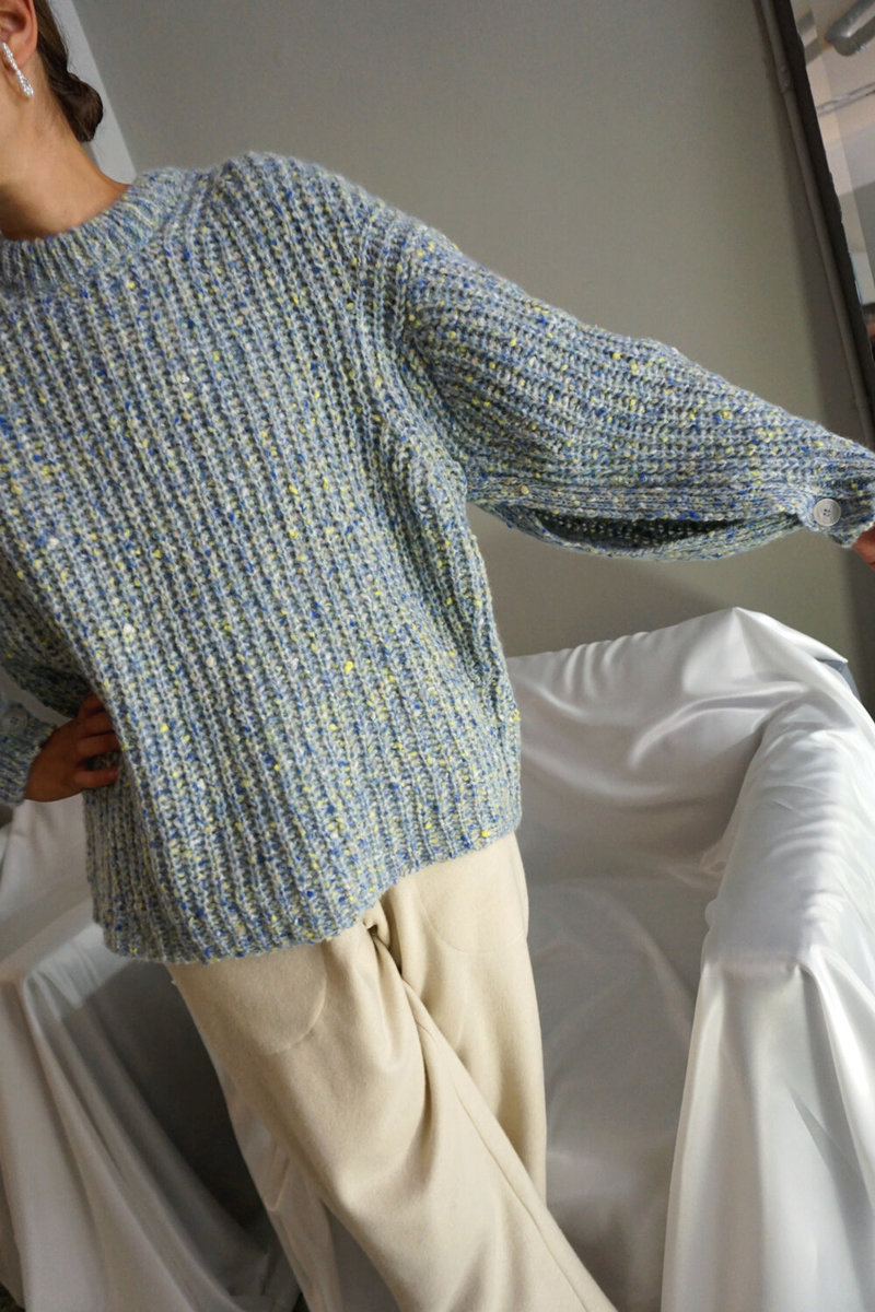 rus ニット osara sweater Rus Osara Sweater - Pale Blue | Garmentory