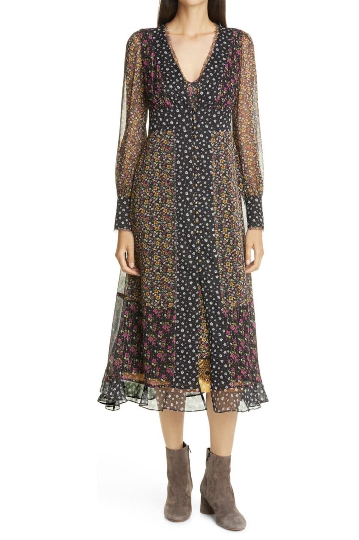 Le Superbe Magnolia Lane Mashup maxi dress - Image 1 of 4