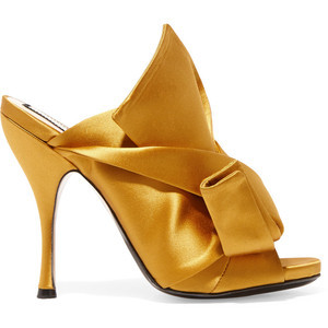No. 21 'Ronny' Satin Tie Mule No. 21 'Ronny' Satin Tie Mule