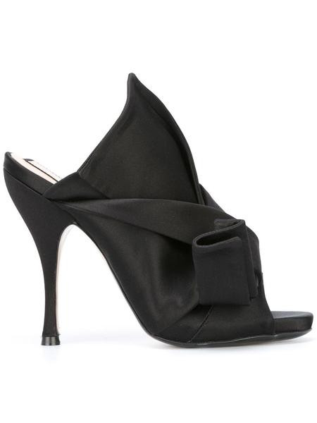 No. 21 'Ronny' Satin Tie Mule No. 21 'Ronny' Satin Tie Mule