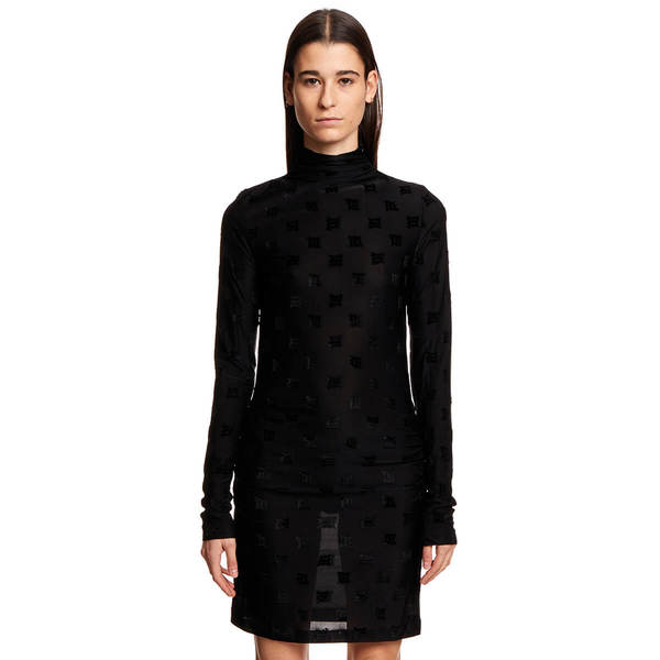 MISBHV Velour Monogram dress - black MISBHV Velour Monogram dress - black