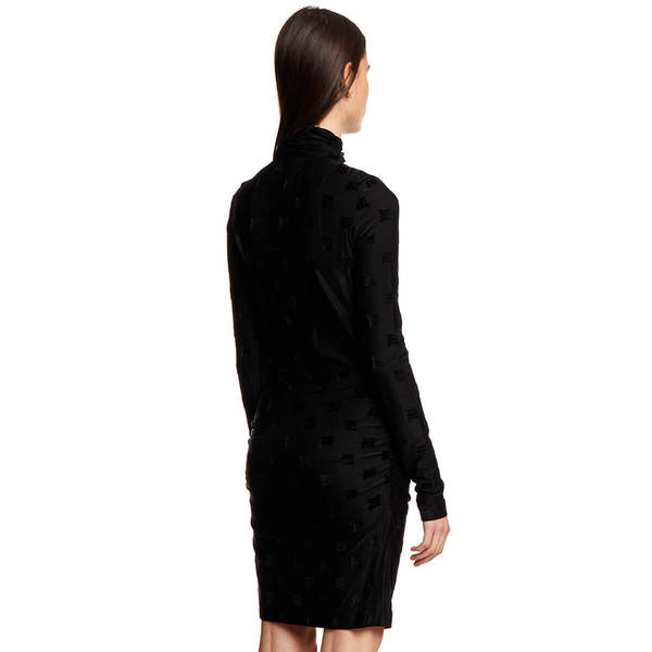 MISBHV Velour Monogram dress - black MISBHV Velour Monogram dress - black
