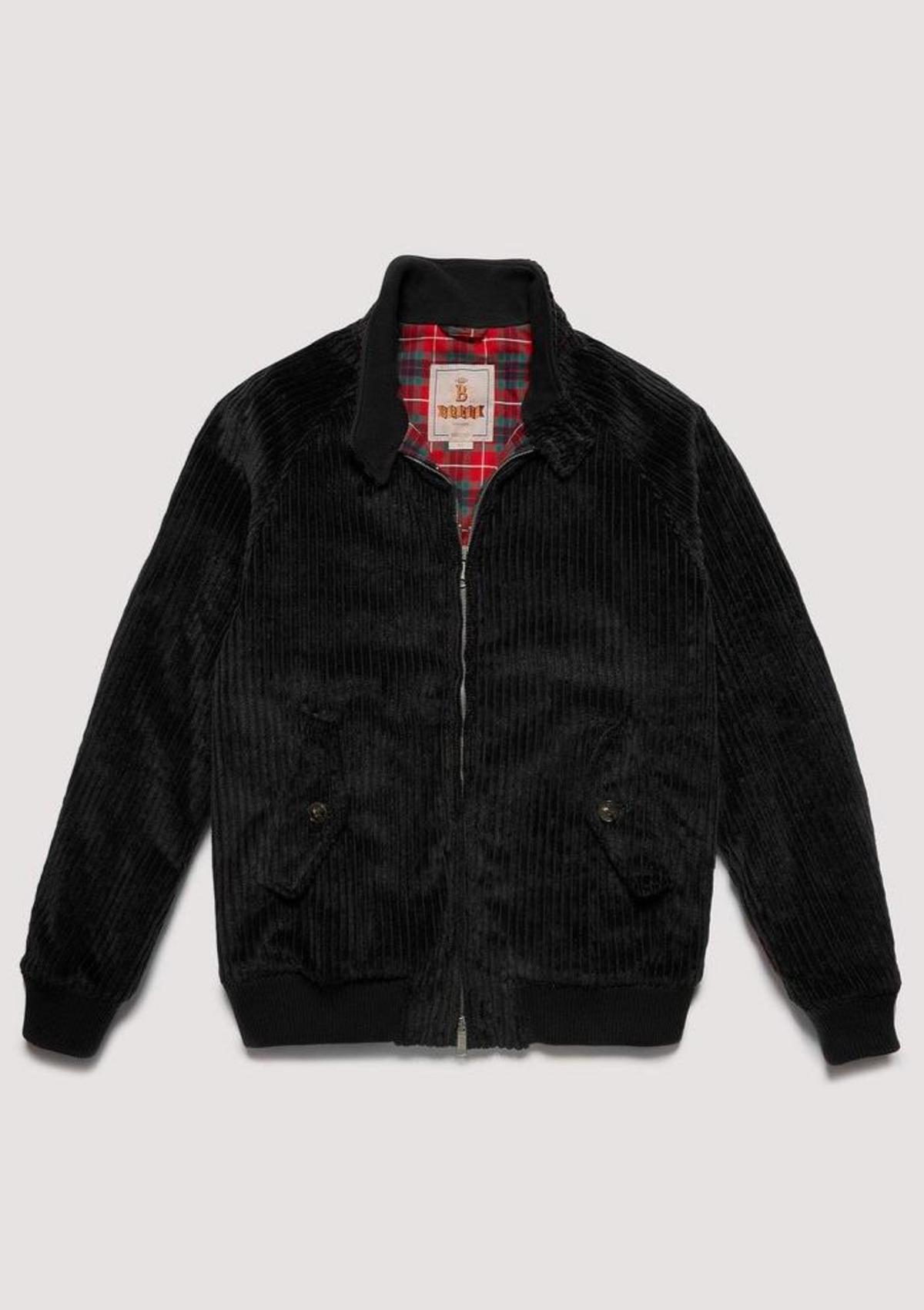 Baracuta G9 Robert Winter Cord Jacket - Black | Garmentory