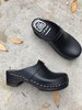 Haga Toffeln Swedish Clogs - Black  - Thumbnail 2