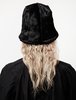 Y's by Yohji Yamamoto Plush Hat - Black - Thumbnail 1