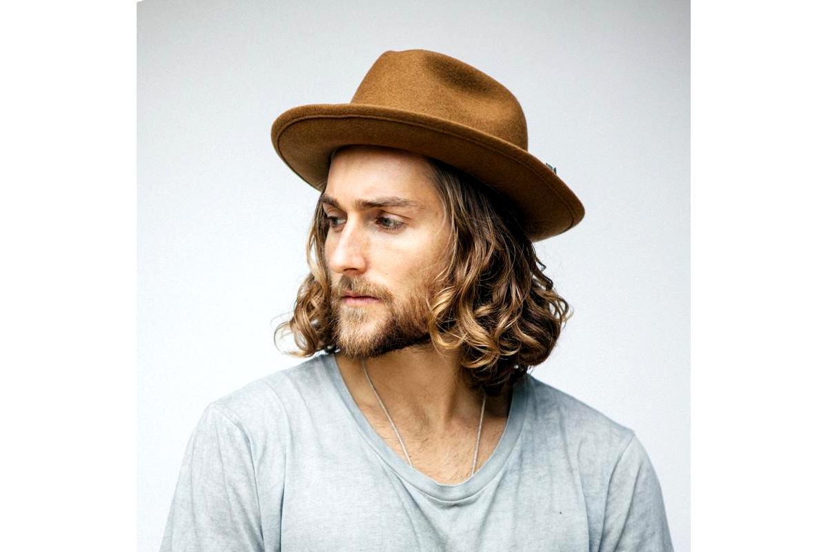 UNISEX Yellow 108 Luke Fedora - Caramel 