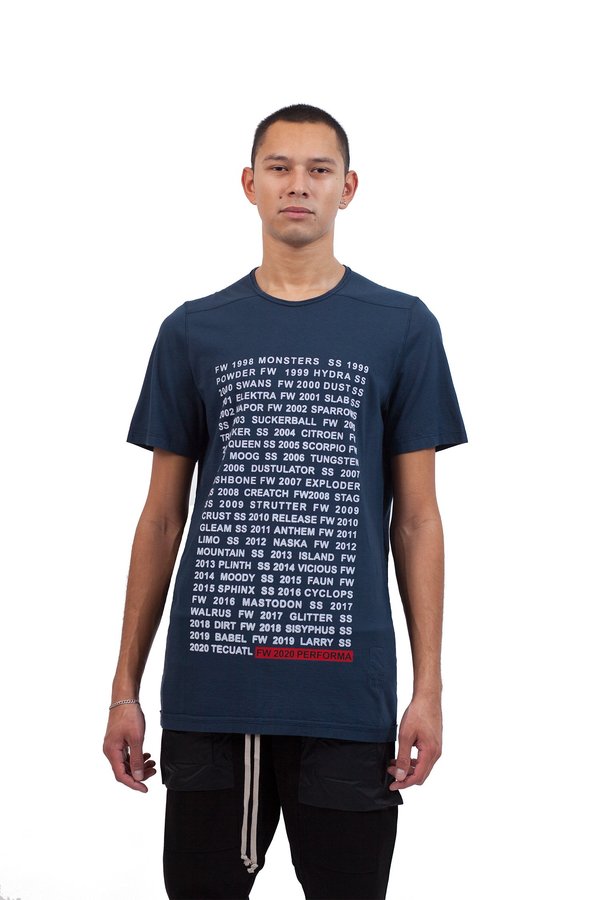 Rick Owens Level Tee - Collection Print | Garmentory