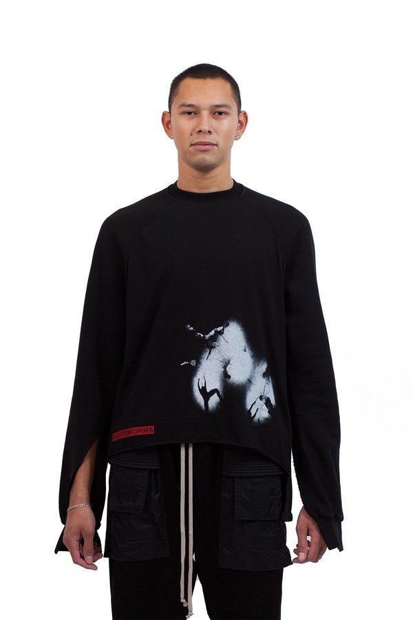 Rick Owens Vega Combo Long Sleeve | Garmentory