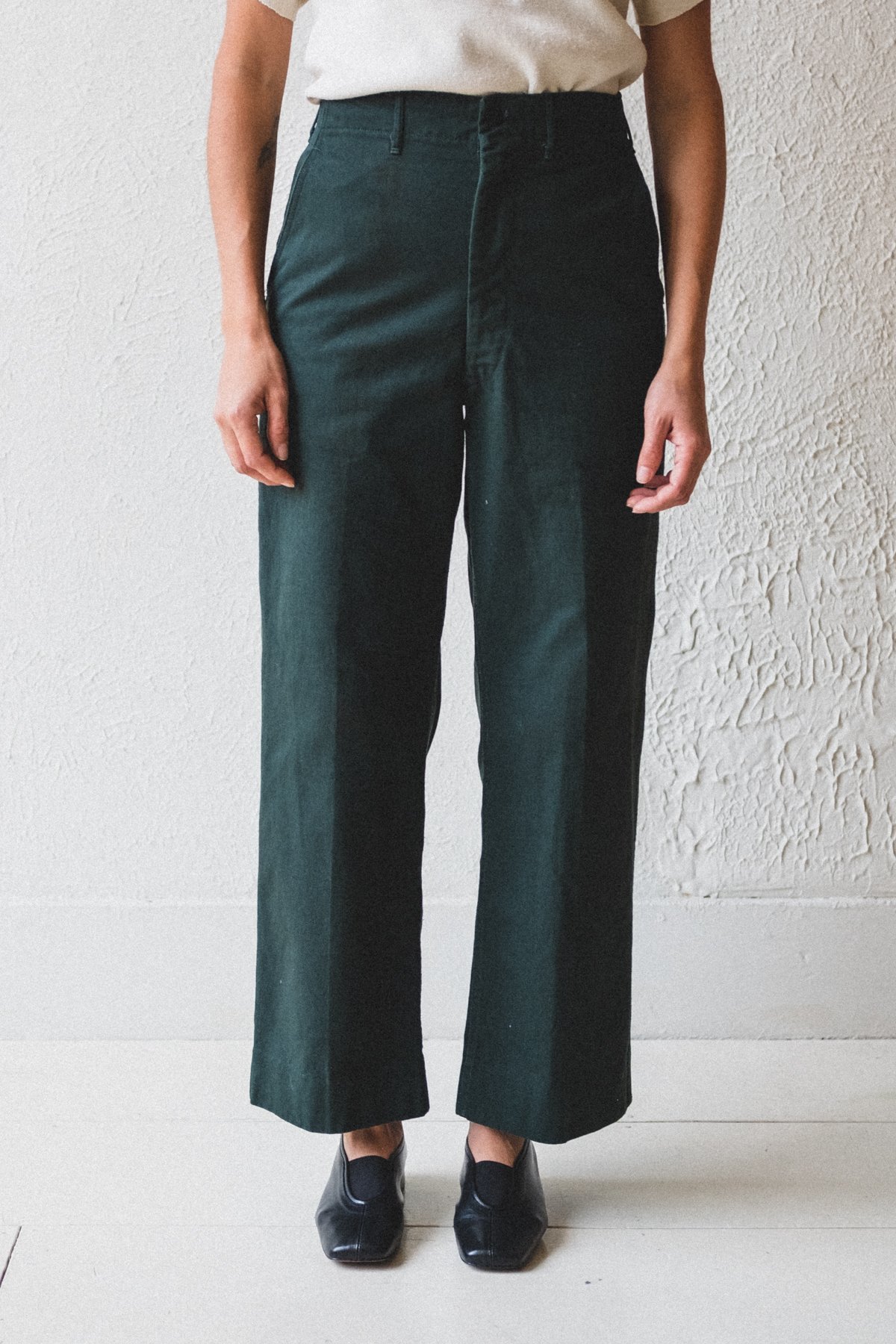 VINTAGE WORK 22 PANTS Dark green Garmentory