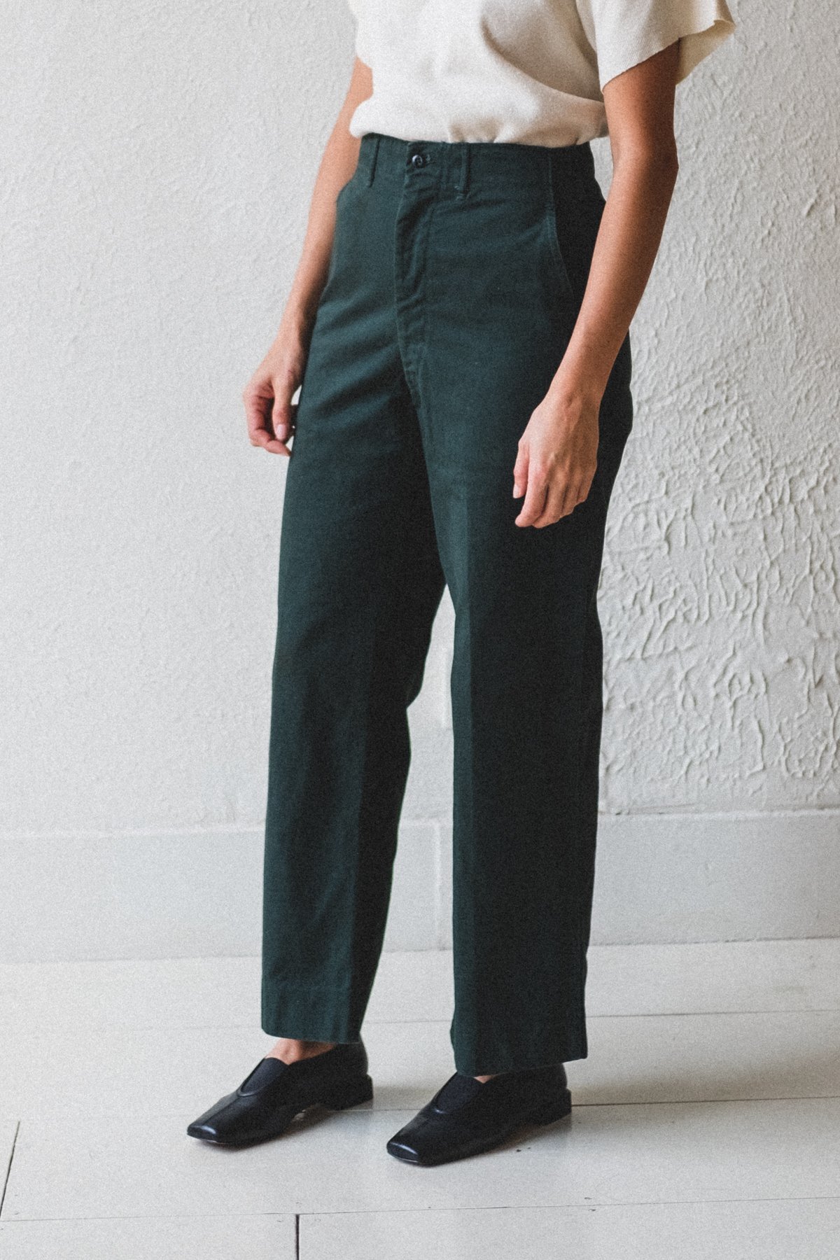 VINTAGE WORK 22 PANTS Dark green Garmentory