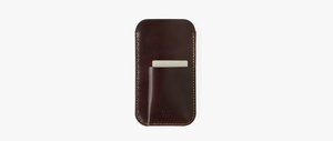 UNISEX makr Cordovan Card Holder iPhone Sleeve Case - Ox Blood UNISEX makr Cordovan Card Holder iPhone Sleeve Case - Ox Blood