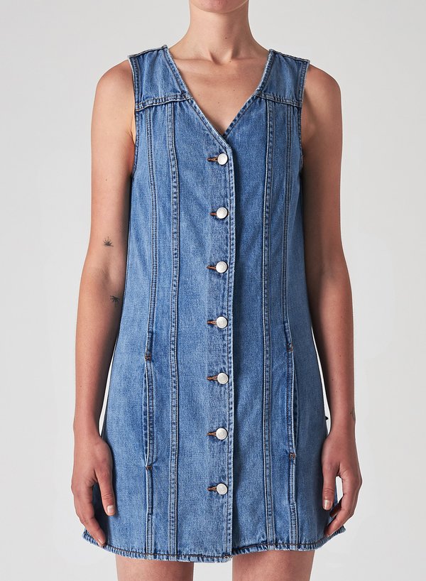 neuw denim dress Neuw Muse Denim Shirt Dress Royal Indigo main image 0