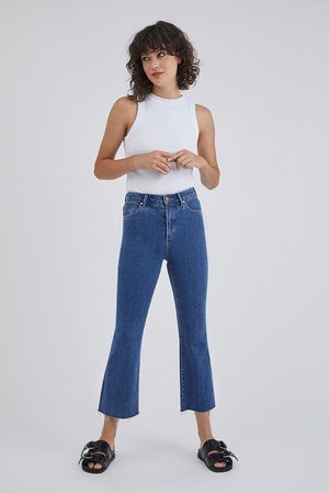 Marilyn Crop Kick denim - Zero True 
