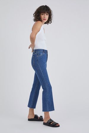 Marilyn Crop Kick denim - Zero True 
