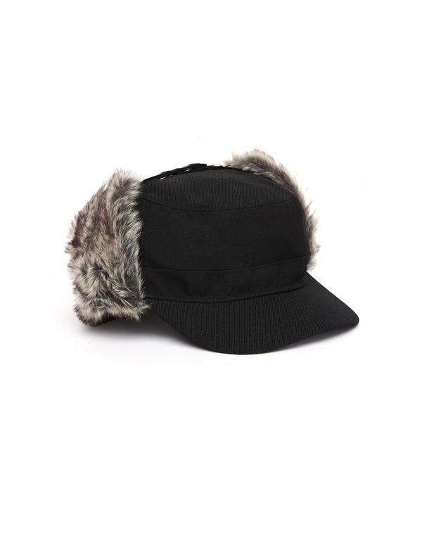Yohji Yamamoto Black New Era Trapper Hat | Garmentory