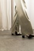 Nanushka Tabbie Slip Satin Pant - Sage - Thumbnail 4