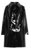 KASSL EDITIONS Above the Knee Trenchcoat - Lacquer Black  - Thumbnail 6