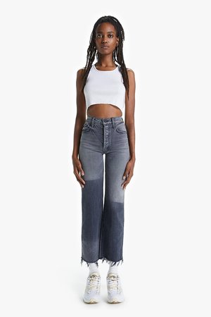 Mother Denim The Rambler Ankle Fray Jeans - Hitting the Pavement Mother Denim The Rambler Ankle Fray Jeans - Hitting the Pavement
