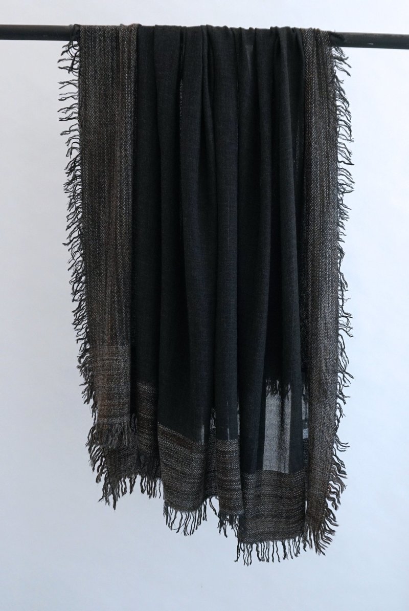FALIERO SARTI Leonor Scarf - Navy Twill | Garmentory