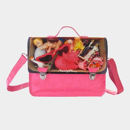 Miniseri Pink Toys School Bag - Dodo Les Bobos Miniseri Pink Toys School Bag - Dodo Les Bobos
