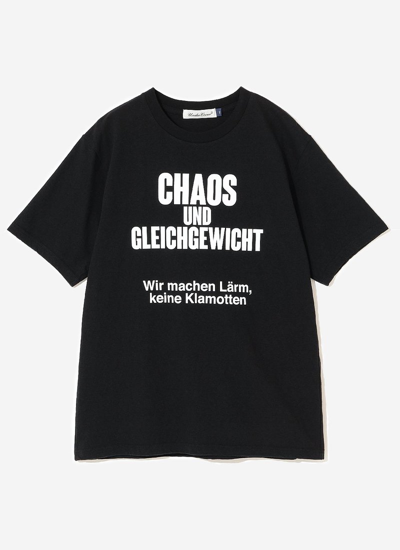 アクセサリー UNDERCOVER 20aw CHAOS UND GLEICHGEWICHT Undercover Chaos Und Gleichgewicht Tee - Black | Garmentory