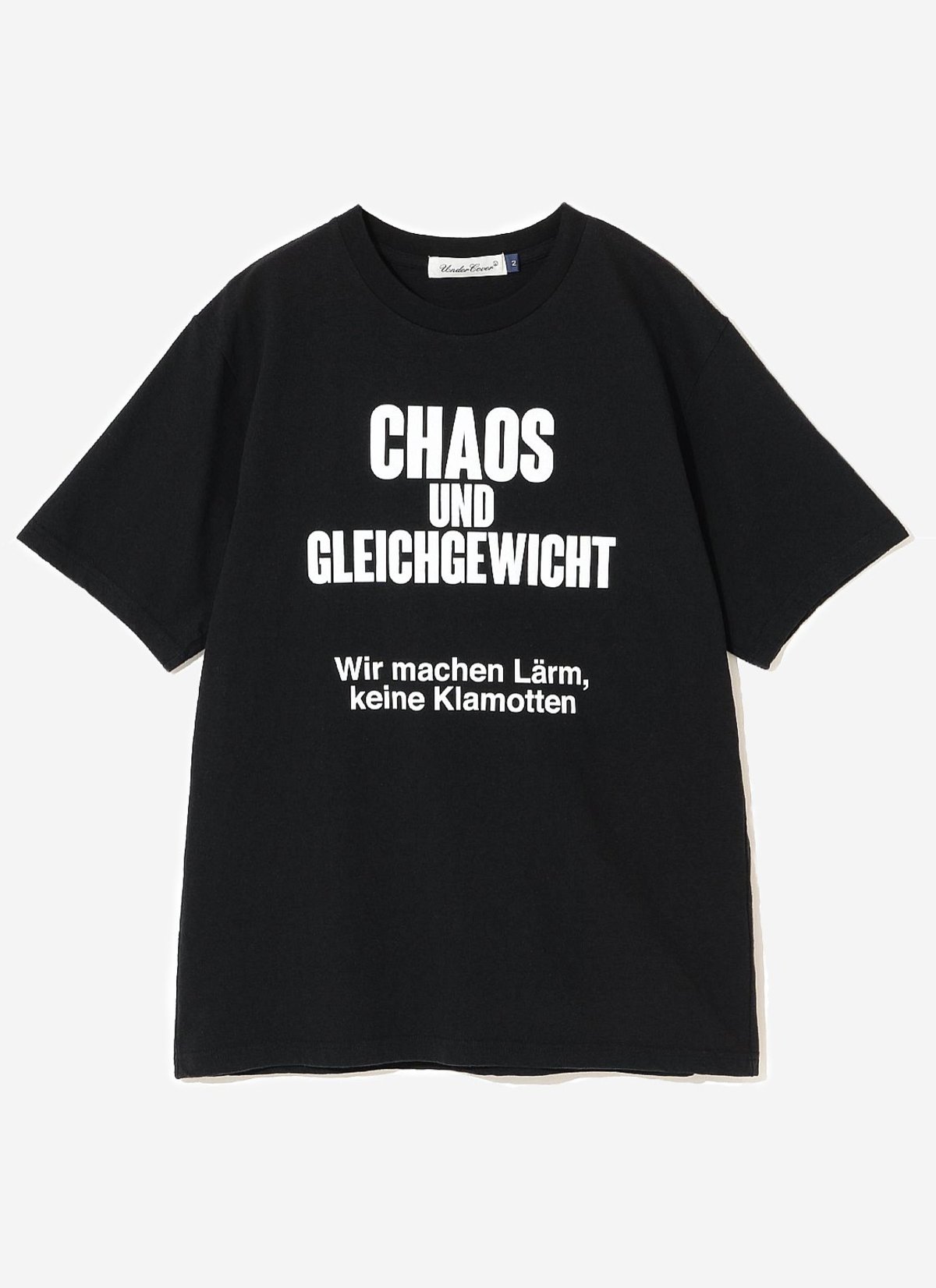アクセサリー UNDERCOVER 20aw CHAOS UND GLEICHGEWICHT Undercover Chaos Und Gleichgewicht Tee - Black | Garmentory