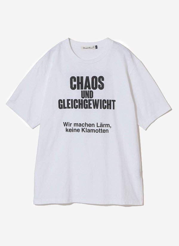 アクセサリー UNDERCOVER 20aw CHAOS UND GLEICHGEWICHT Undercover Chaos Und Gleichgewicht Tee - White | Garmentory