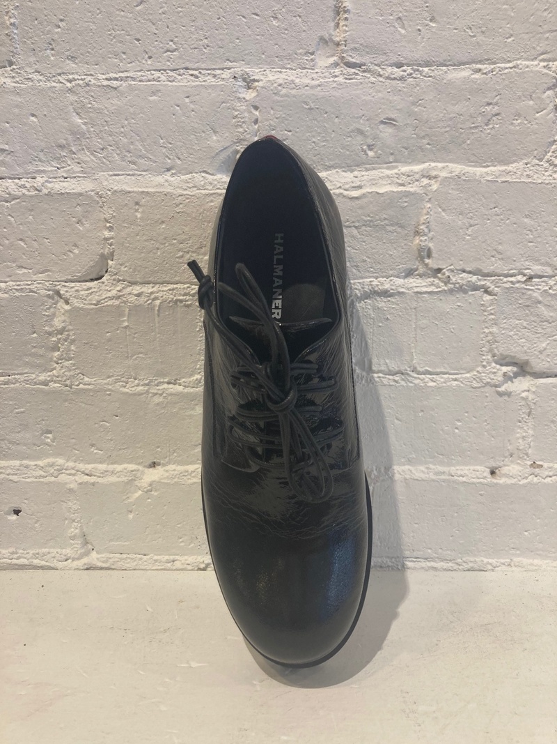 Halmanera Tibi Mero Patent Leather Oxfords - Black