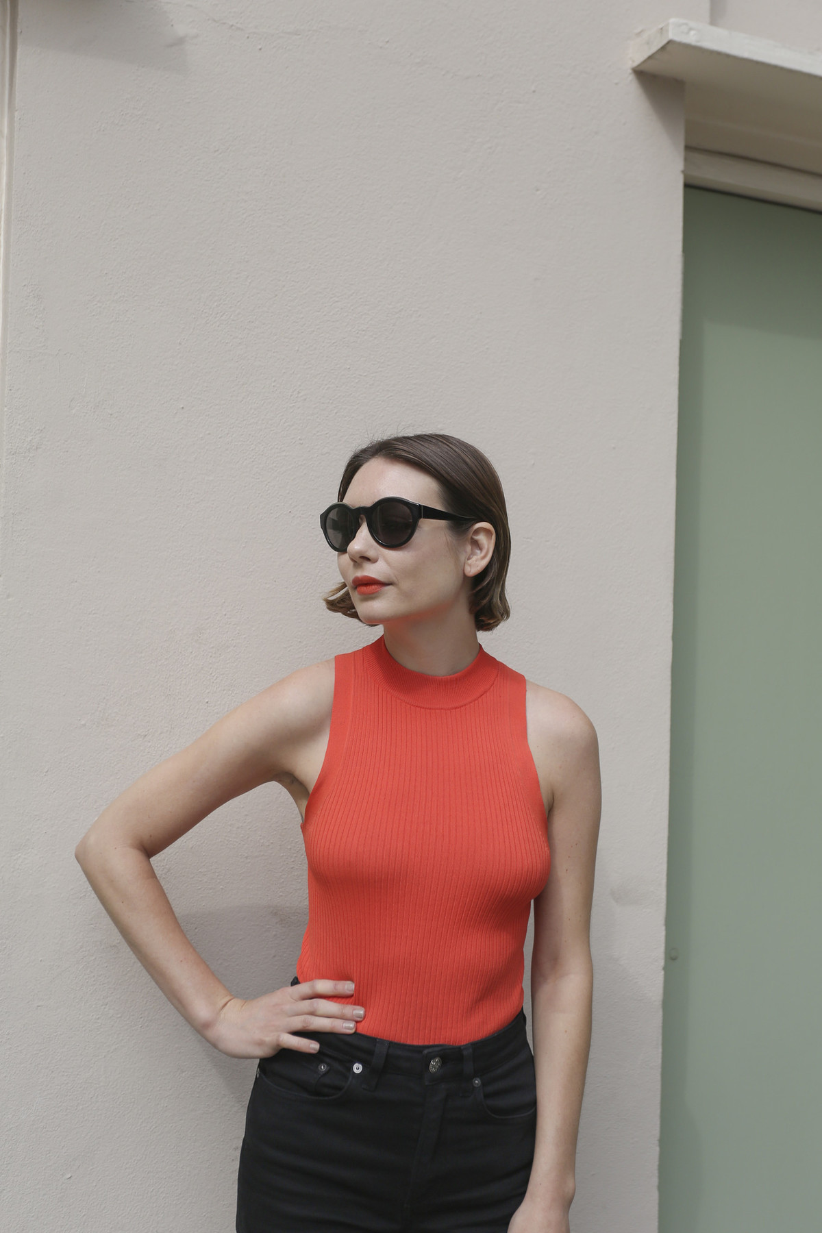 Kate Young x TURA Sunglasses in Black - Image 2 of 6
