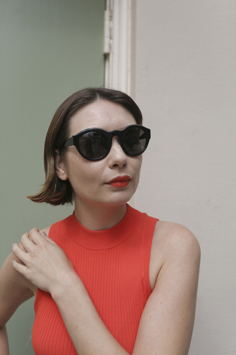 Kate Young x TURA Sunglasses in Black