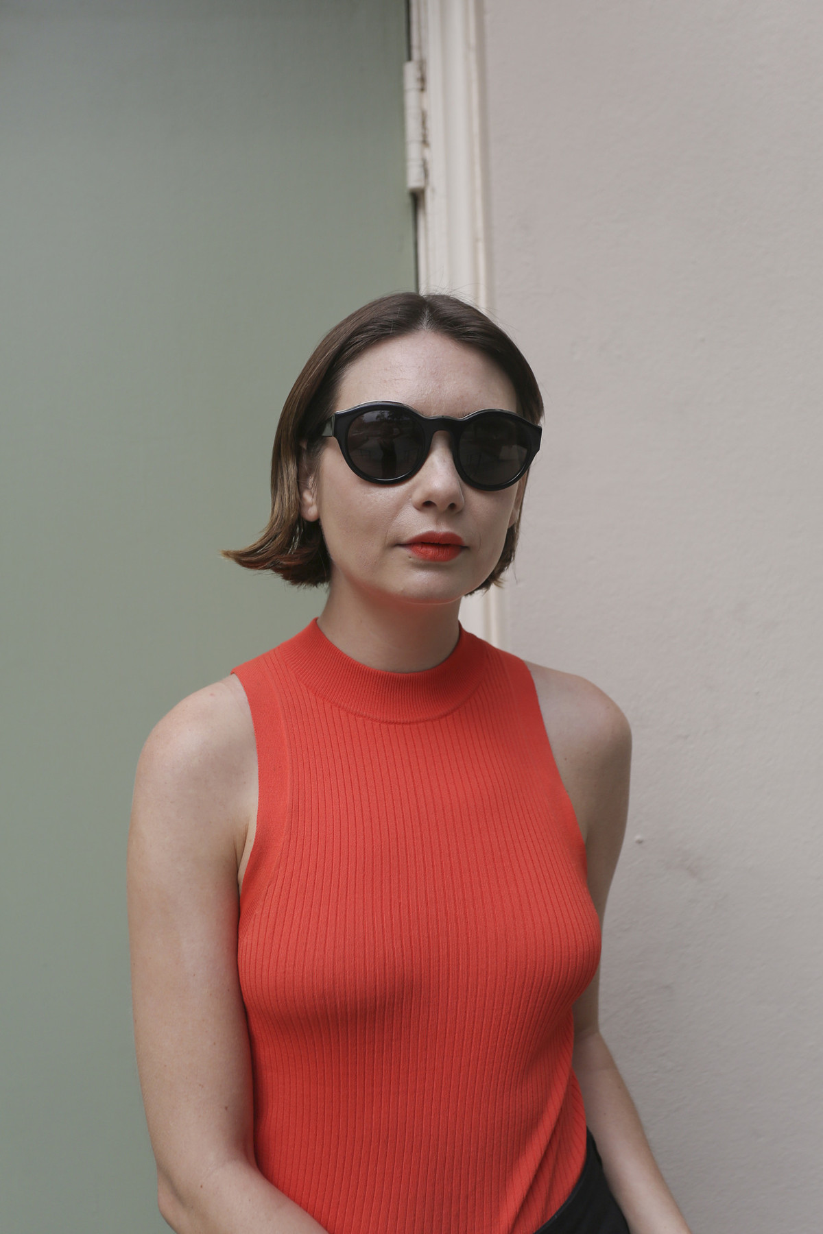 Kate Young x TURA Sunglasses in Black - Image 6 of 6