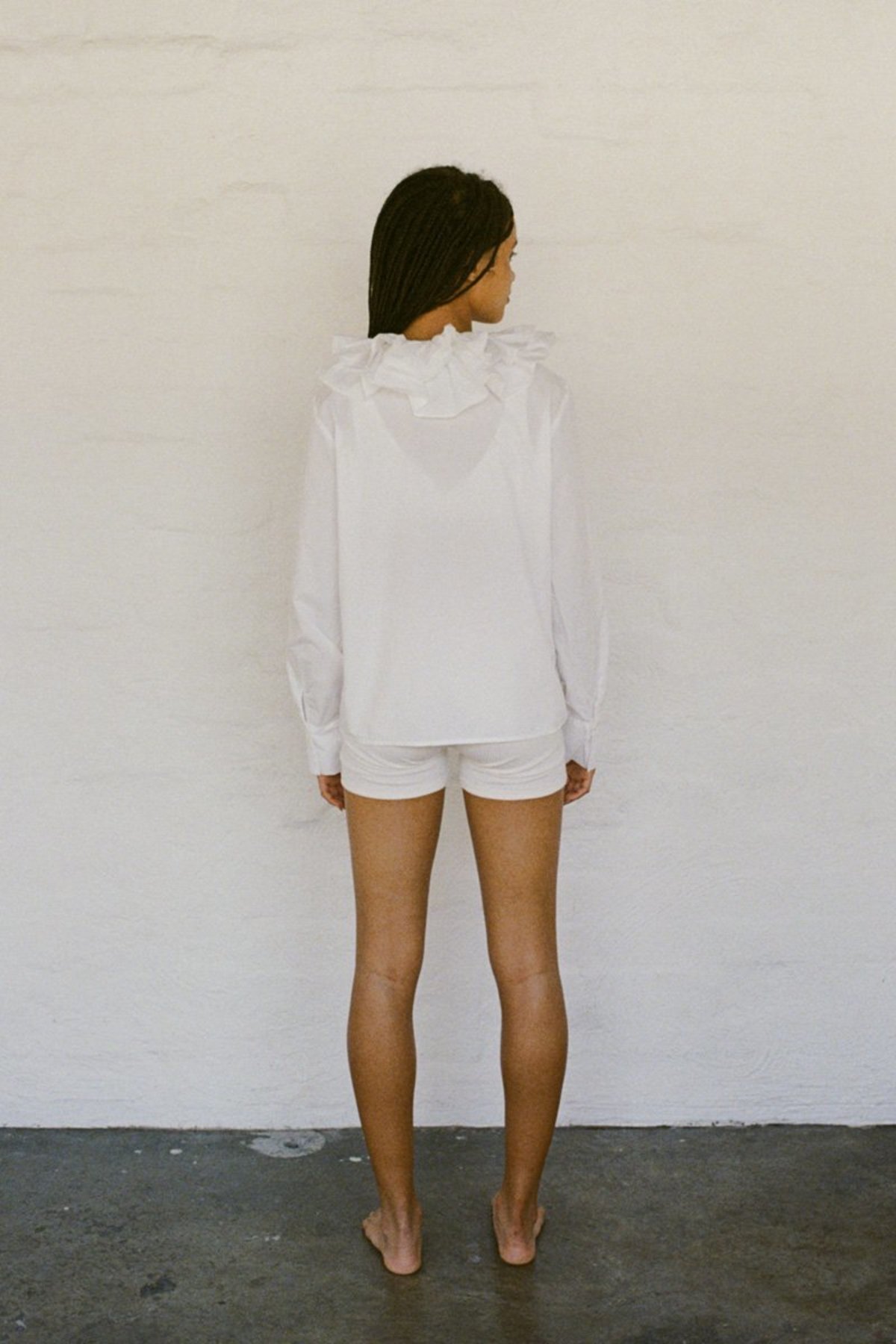 BLANCA Trine Cotton Shirt - White - Image 5 of 10