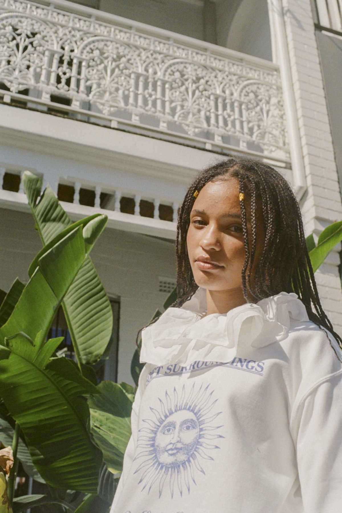 BLANCA Trine Cotton Shirt - White - Image 9 of 10