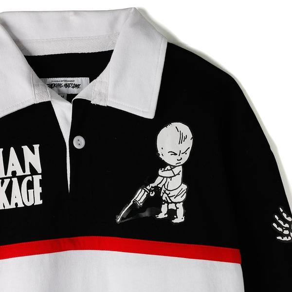 Fucking Awesome Sponsored Rugby Shirt - White / Black | Garmentory
