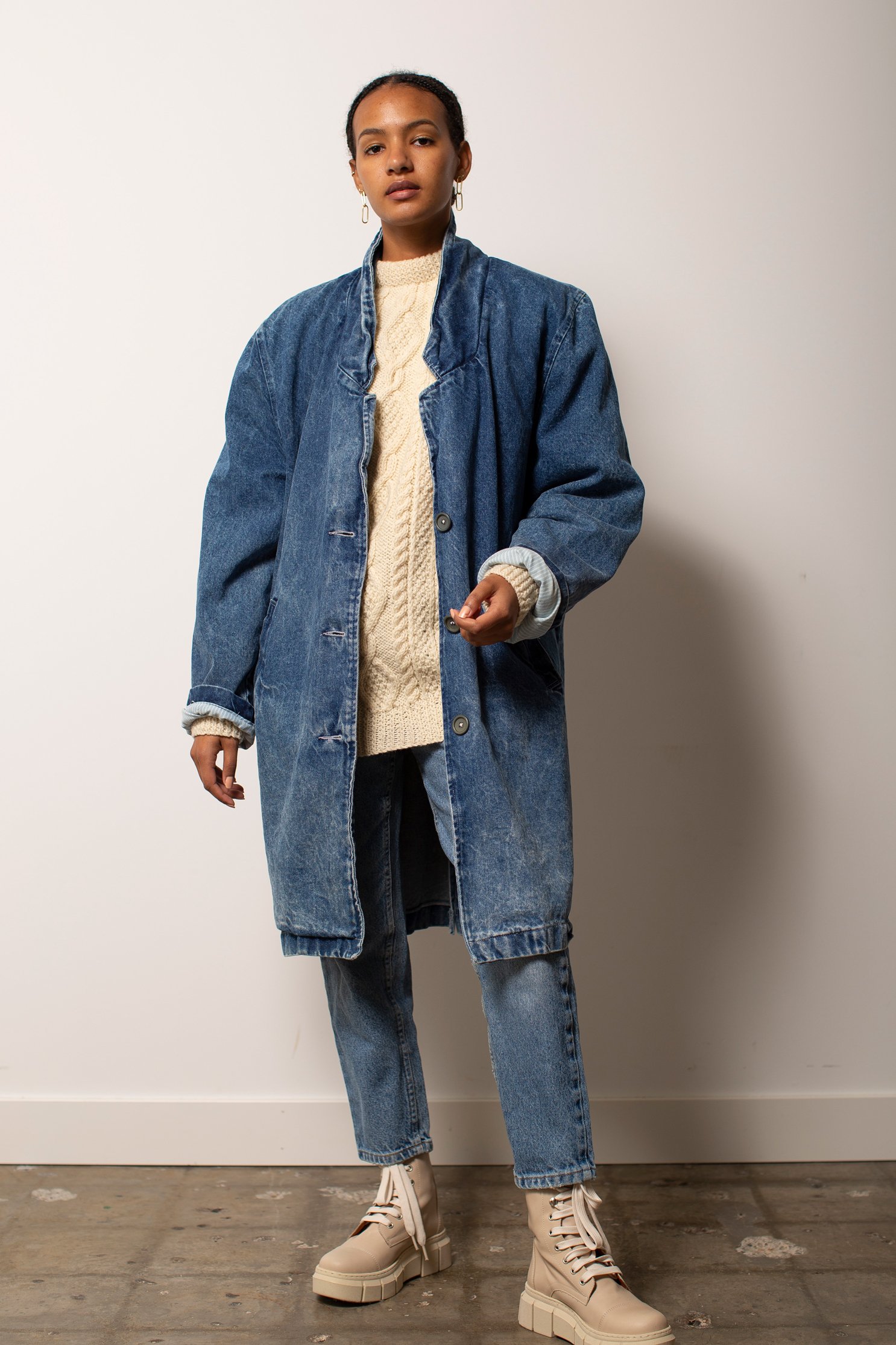denim duster
