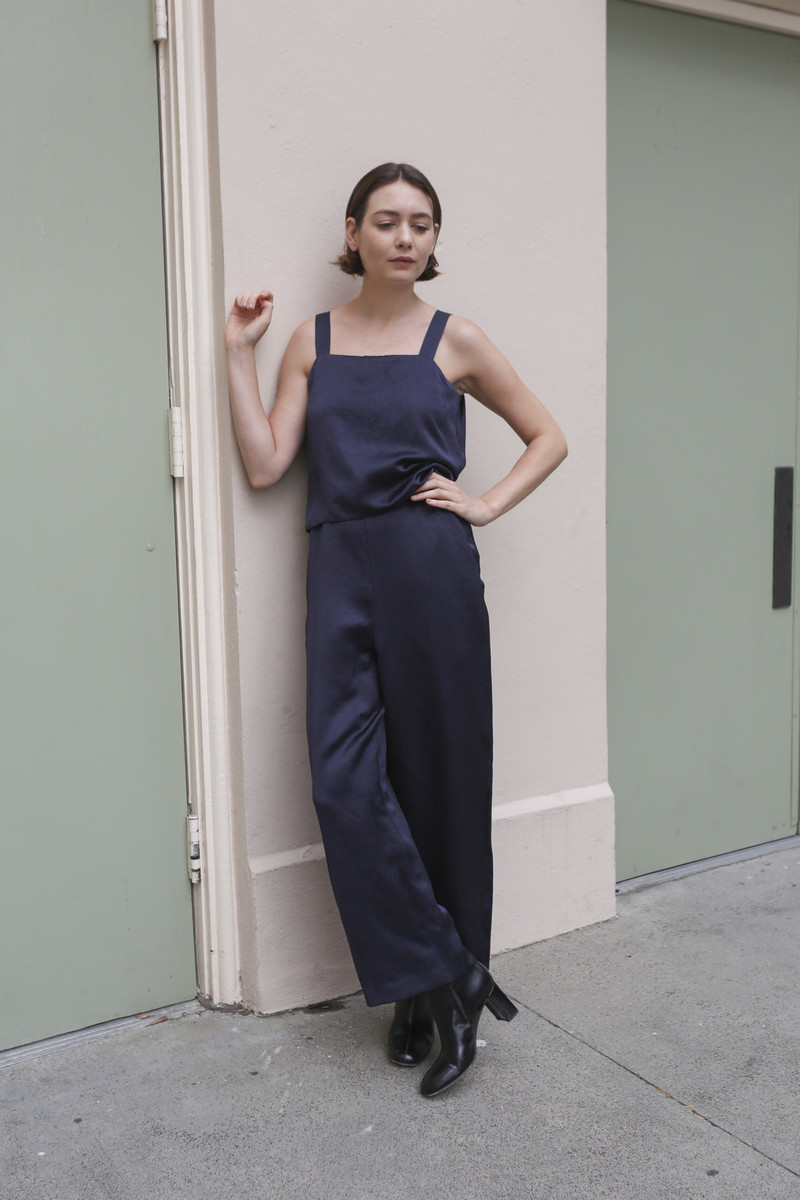 Nikki Chasin Suso Jumpsuit - Navy