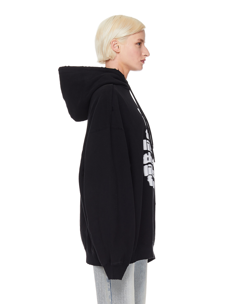 balenciaga one like two like パーカー　hoodie BALENCIAGA One Like Blurred Over Hoodie - メルカリ