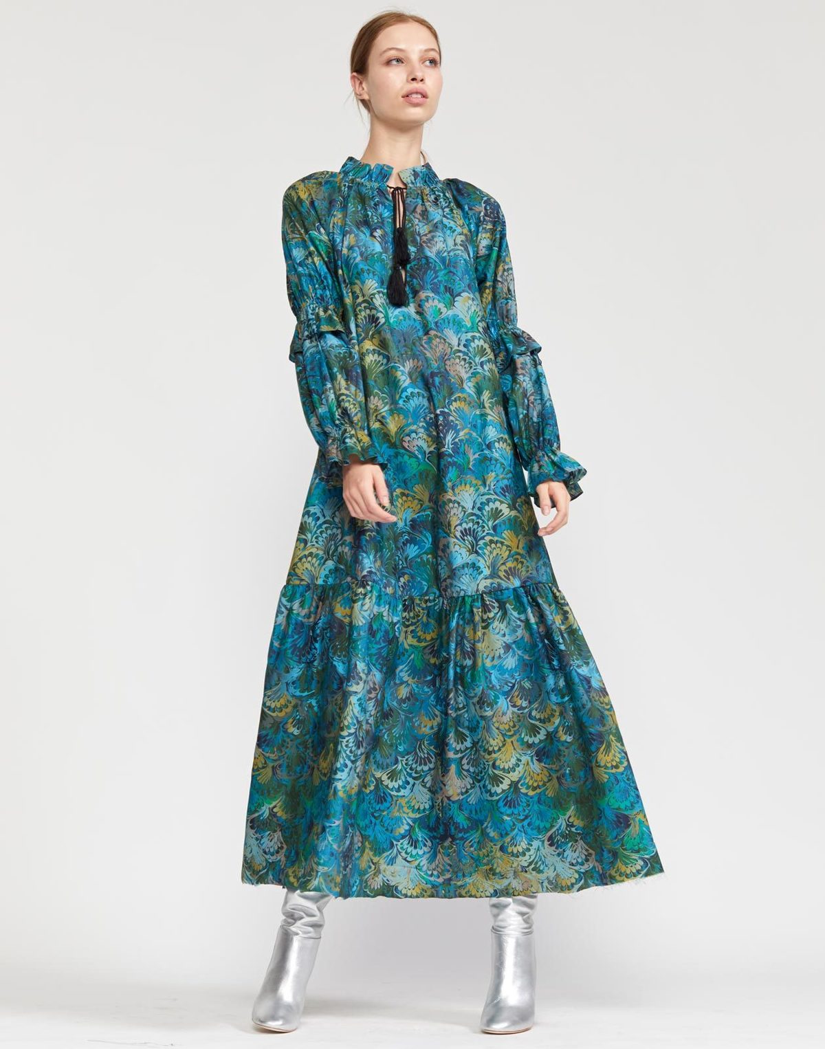 Cynthia Rowley Sanibel Marble Printed Cotton Dress - Green Marble | Garmentory Cynthia Rowley Sanibel Marble Printed Cotton Dress - Green Marble | Garmentory