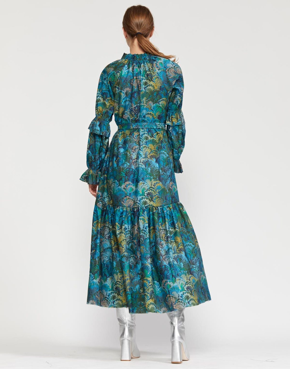 cynthia rowley sanibel cotton dress Cynthia Rowley Sanibel Marble Printed Cotton Dress - Green Marble
