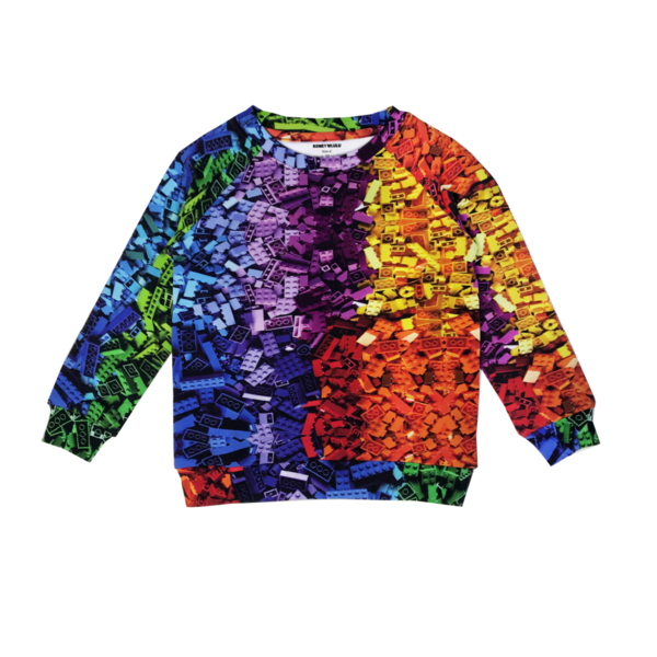 Unisex Romey Loves Lulu Building Blocks Sweatshirt Unisex Romey Loves Lulu Building Blocks Sweatshirt